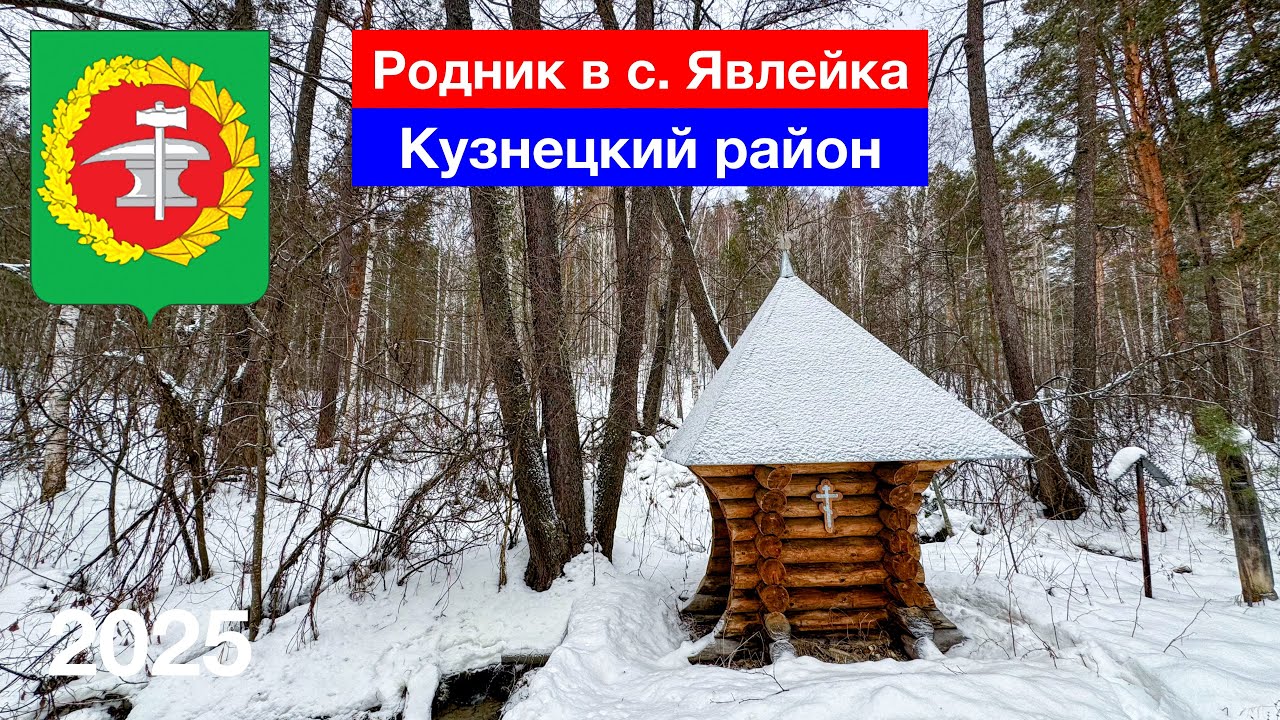 Родник в селе Явлейка, Кузнецкий район (5.01.2025)