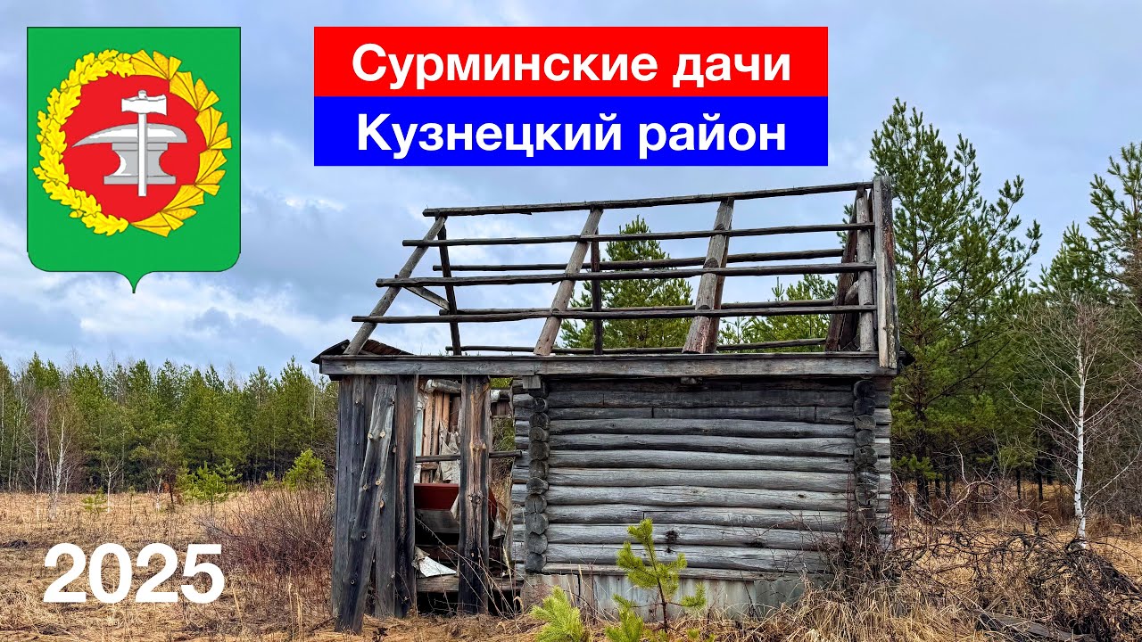 Сурминские дачи — полностью заброшено, ничего не осталось. Кузнецкий район (8.04.2025)